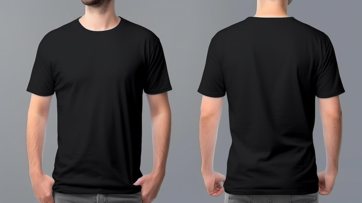 Premium Classic Black T-Shirt | Everyday Comfort Casual Wear